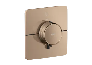 Axor Showerselect Id Thermostatic Shower Mixer Concealed 269 X 242 X 179mm Rose Gold/gold - Polished