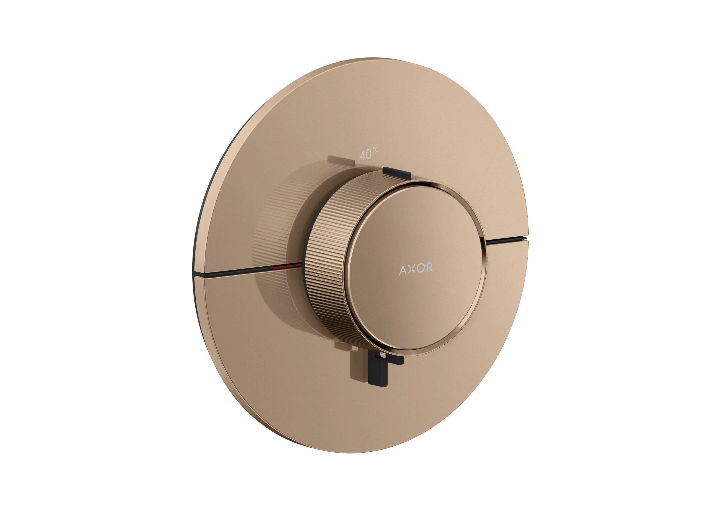 Axor Showerselect Id Thermostatic Shower Mixer Concealed 269 X 242 X 179mm Rose Gold/gold - Polished
