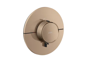 Axor Showerselect Id Thermostatic Shower Mixer Concealed 269 X 242 X 179mm Rose Gold/gold - Polished