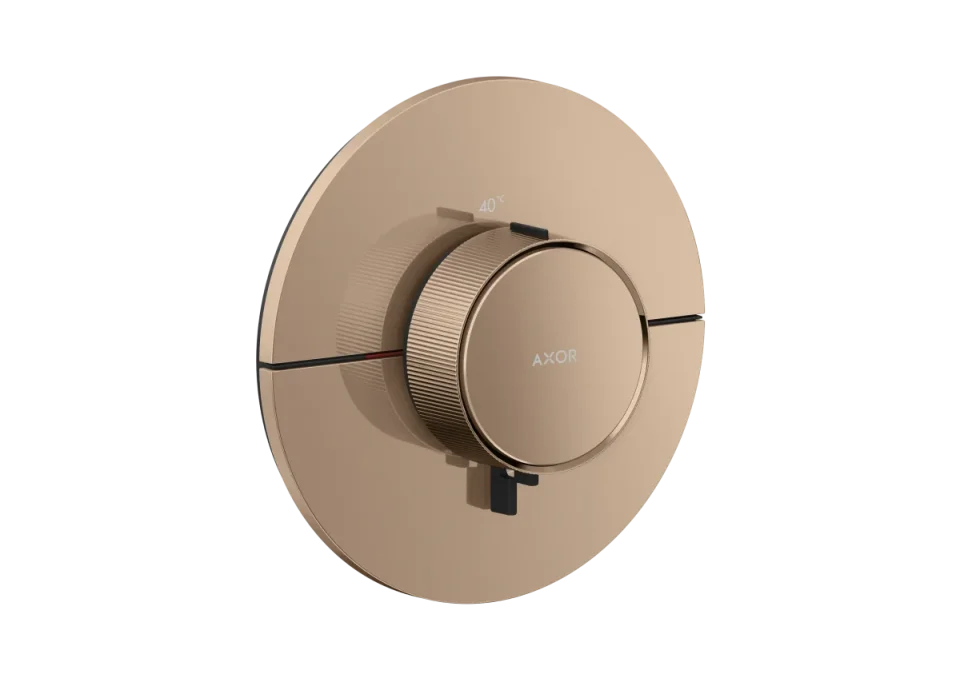 Axor Showerselect Id Thermostatic Shower Mixer Concealed 269 X 242 X 179mm Rose Gold/gold - Polished product image - Image 1