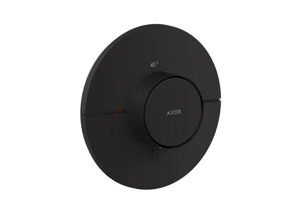 Axor Showerselect Id Thermostat Highflow For Concealed Installation Round Matt Black