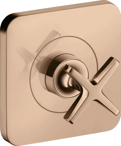 Axor Citterio E Shut-off Valves 300 X 206 X 136mm Rose Gold/gold - Polished