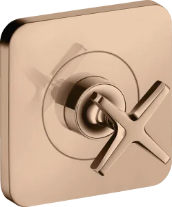 Axor Citterio E Shut-off Valves 300 X 206 X 136mm Rose Gold/gold - Polished