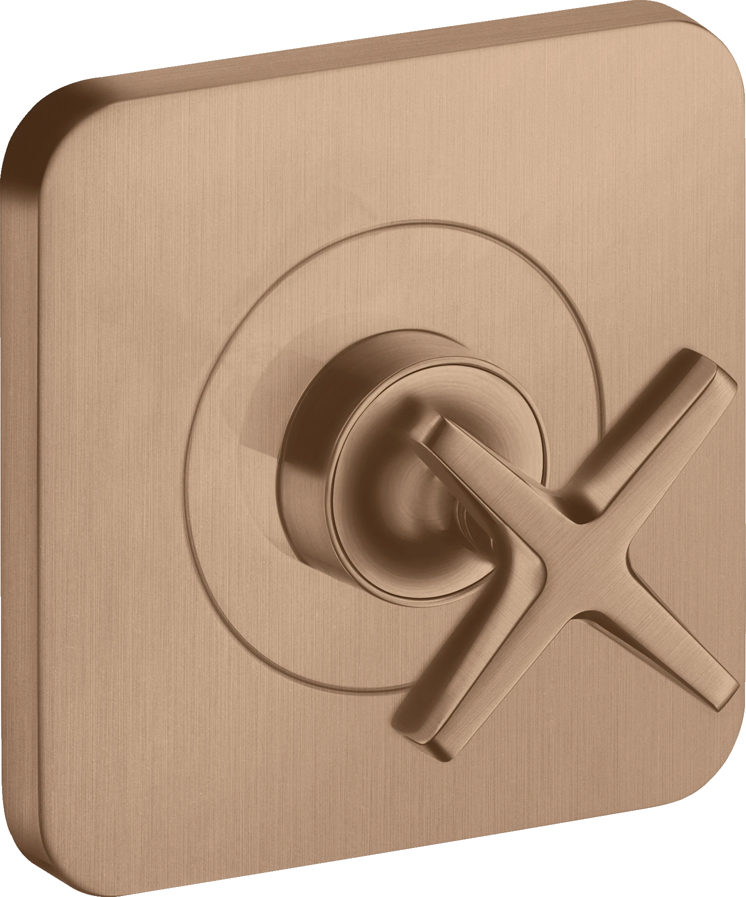 Axor Citterio E Shut-off Valves 300 X 206 X 136mm Rose Gold/gold - Brushed