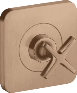 Axor Citterio E Shut-off Valves 300 X 206 X 136mm Rose Gold/gold - Brushed