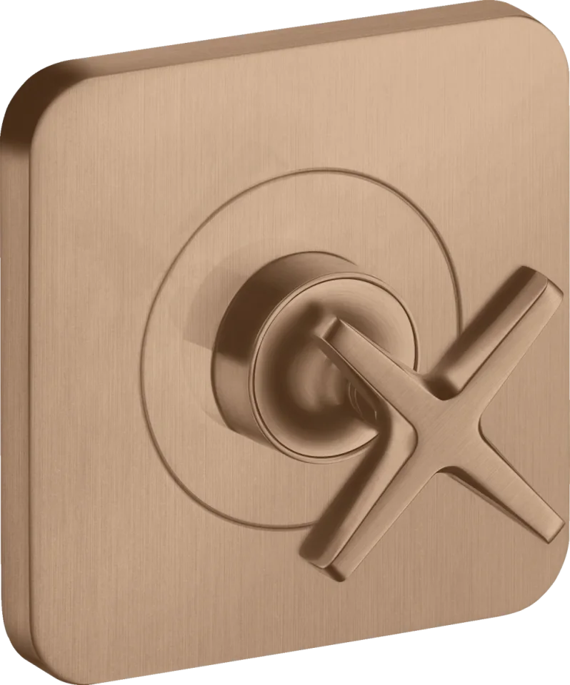 Axor Citterio E Shut-off Valves 300 X 206 X 136mm Rose Gold/gold - Brushed product image - Image 1