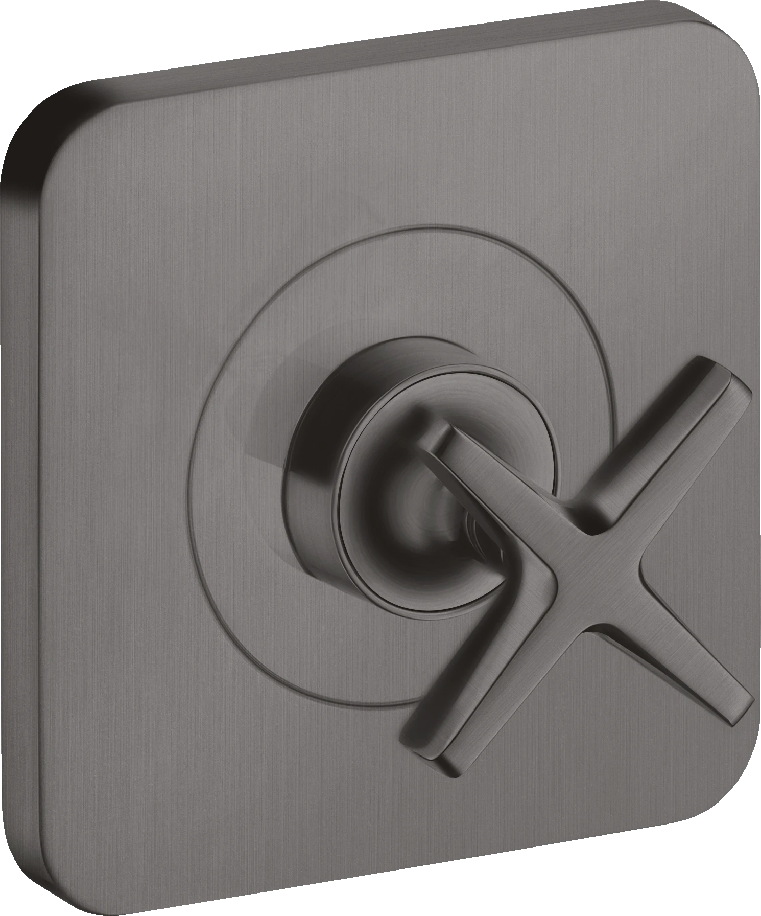Axor Citterio E Shut-off Valves 300 X 206 X 136mm Gunmetal/chrome - Brushed