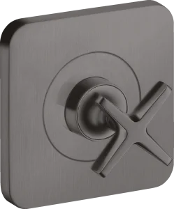 Axor Citterio E Shut-off Valves 300 X 206 X 136mm Gunmetal/chrome - Brushed