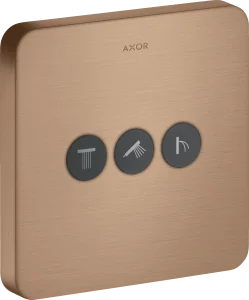 Axor Showerselect Valves Concealed 220 X 185 X 130mm Rose Gold/gold - Brushed