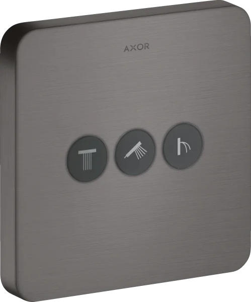 Axor Showerselect Valves Concealed 220 X 185 X 130mm Gunmetal/chrome - Brushed