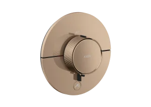 Axor Showerselect Id Thermostatic Shower Mixer Concealed 269 X 242 X 179mm Rose Gold/gold - Polished