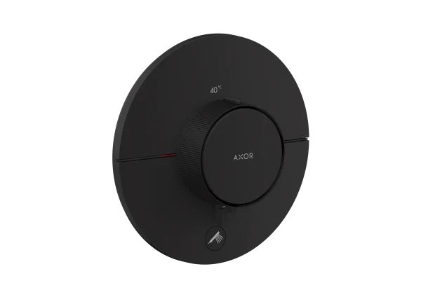 Axor Showerselect Id Thermostat Highflow For Concealed Installation Round For 1 Function And Additional Outlet Matt Black