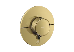 Axor Showerselect Id Thermostatic Shower Mixer Concealed 269 X 242 X 179mm Gold - Polished