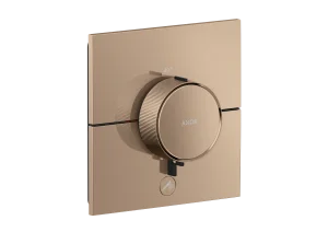 Axor Showerselect Id Thermostatic Shower Mixer Concealed 269 X 242 X 179mm Rose Gold/gold - Polished