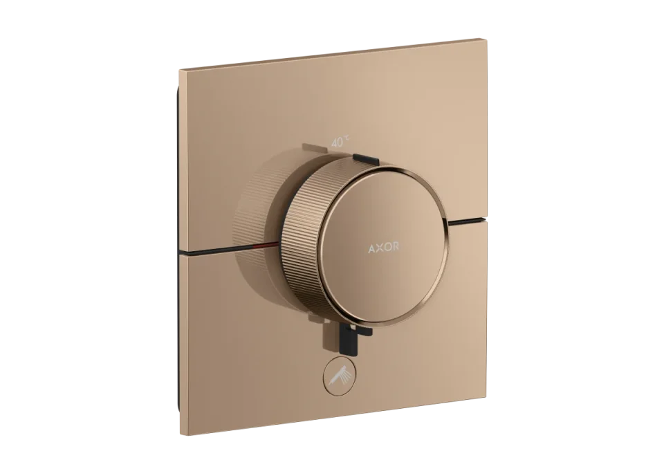 Axor Showerselect Id Thermostatic Shower Mixer Concealed 269 X 242 X 179mm Rose Gold/gold - Polished product image - Image 1