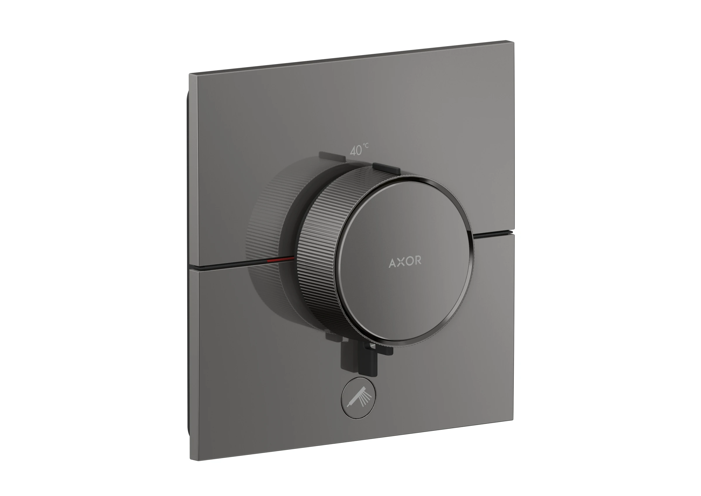 Axor Showerselect Id Thermostatic Shower Mixer Concealed 269 X 242 X 179mm Gunmetal/chrome - Polished