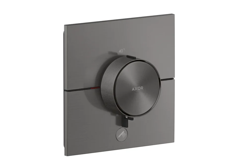 Axor Showerselect Id Thermostatic Shower Mixer Concealed 269 X 242 X 179mm Gunmetal/chrome - Brushed product image - Image 1