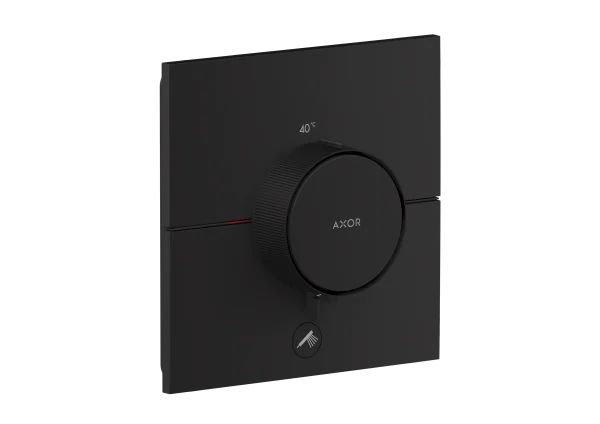 Axor Showerselect Id Thermostat Highflow For Concealed Installation Square For 1 Function And Additional Outlet Matt Black