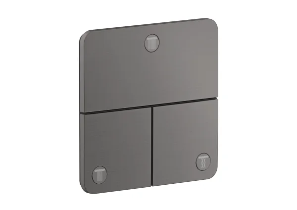 Axor Showerselect Id Valves Concealed 269 X 242 X 179mm Gunmetal/chrome - Brushed