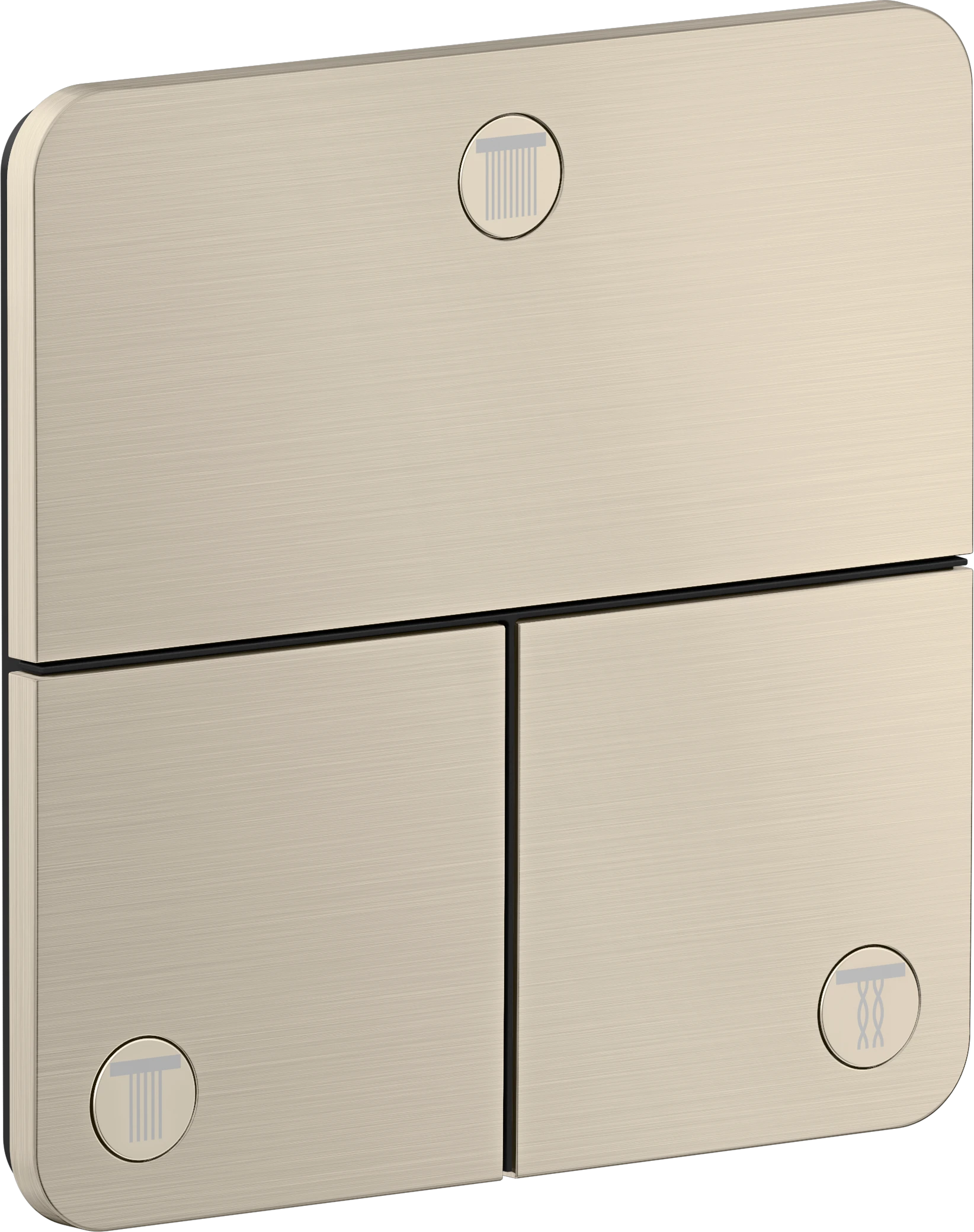 Axor Showerselect Id Valves Concealed 269 X 242 X 179mm Nickel - Brushed