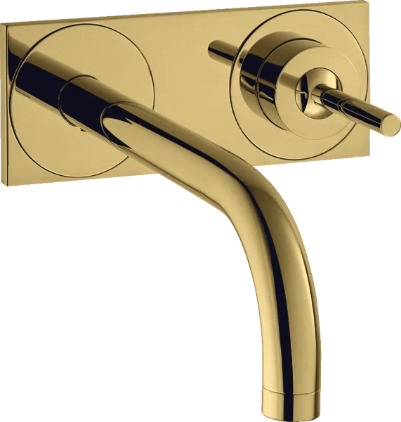 Axor Uno Manual Mixers 257 X 235 X 81mm Gold - Polished