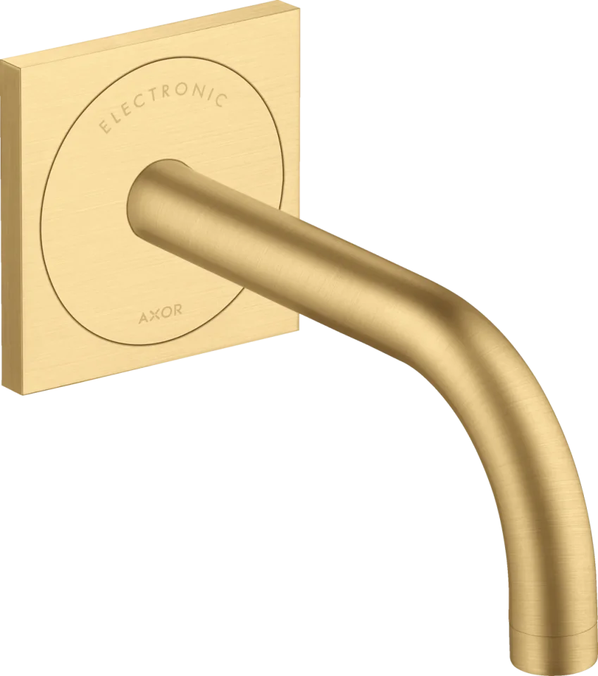 Axor Uno Electronic Taps 397 X 234 X 105mm Gold - Brushed product image - Image 1