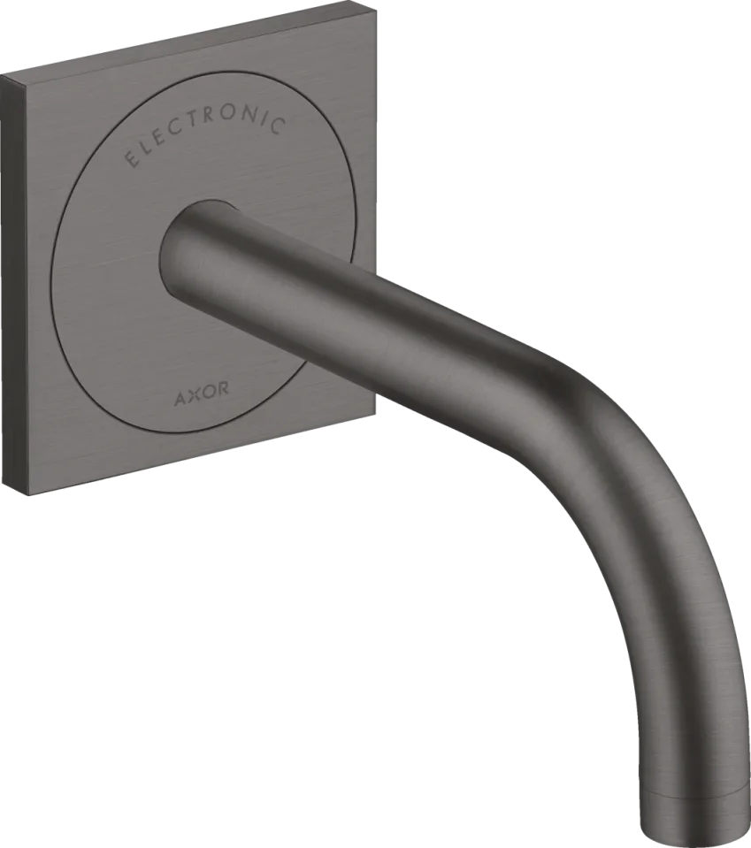 Axor Uno Electronic Taps 397 X 234 X 105mm Gunmetal/chrome - Brushed product image - Image 1