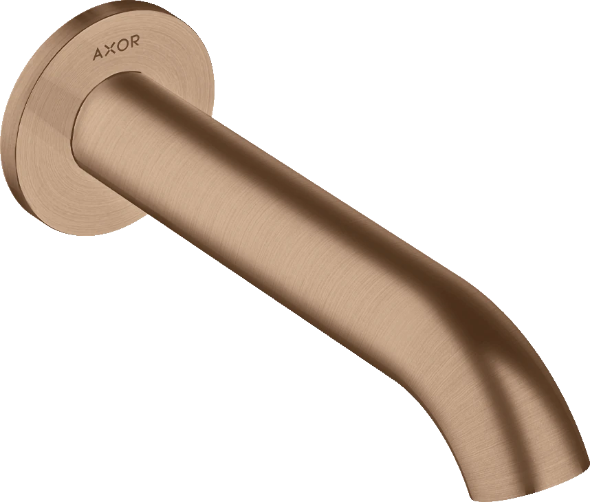 Axor Uno Bath Fillers 220 X 78 X 75mm Rose Gold/gold - Brushed