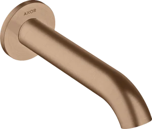 Axor Uno Bath Fillers 220 X 78 X 75mm Rose Gold/gold - Brushed