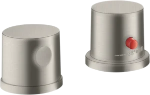 Axor Uno Thermostatic Bath Filler Concealed 130 X 110 X 87mm Stainless Steel