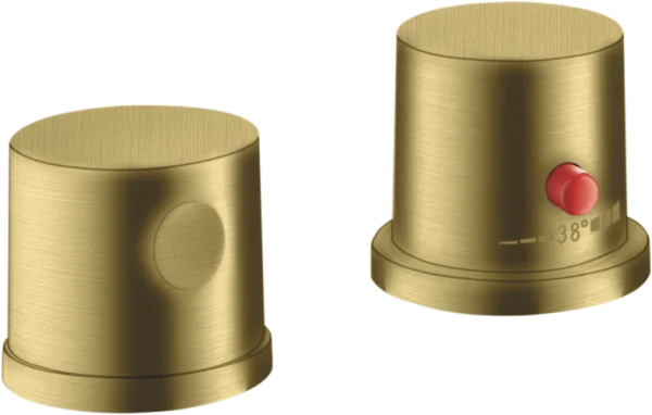 Axor Uno Thermostatic Bath Filler Concealed 130 X 110 X 87mm Brass - Brushed