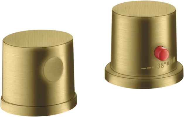 Axor Uno Thermostatic Bath Filler Concealed 130 X 110 X 87mm Brass - Brushed product image - Image 1