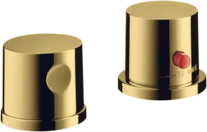 Axor Uno Thermostatic Bath Filler Concealed 130 X 110 X 87mm Gold - Polished