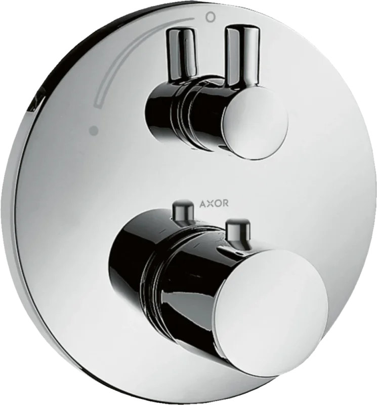Axor Uno Thermostatic Shower Mixer Concealed 217 X 187 X 135mm Chrome product image - Image 2