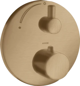 Axor Uno Thermostatic Shower Mixer Concealed 217 X 187 X 135mm Chrome/yellow