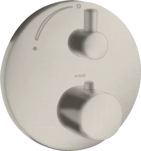 Axor Uno Thermostatic Shower Mixer Concealed 217 X 187 X 135mm Stainless Steel