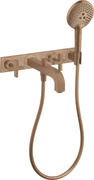 Axor Citterio Bath Mixers Concealed 504 X 263 X 128mm Rose Gold/gold - Brushed