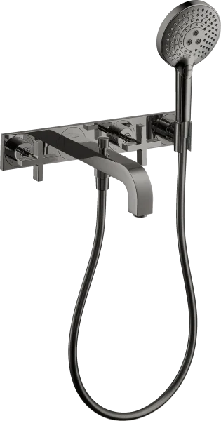 Axor Citterio Bath Mixers Concealed 504 X 263 X 128mm Gunmetal/chrome - Polished