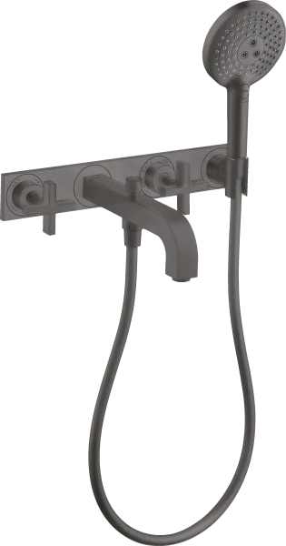 Axor Citterio Bath Mixers Concealed 504 X 263 X 128mm Gunmetal/chrome - Brushed