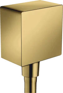 Axor Showersolutions Wall Outlet 120 X 70 X 45mm Gold - Polished