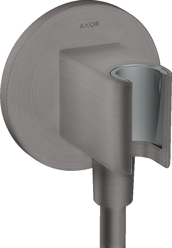 Axor Showersolutions Wall Outlet 132 X 112 X 87mm Gunmetal/chrome - Brushed