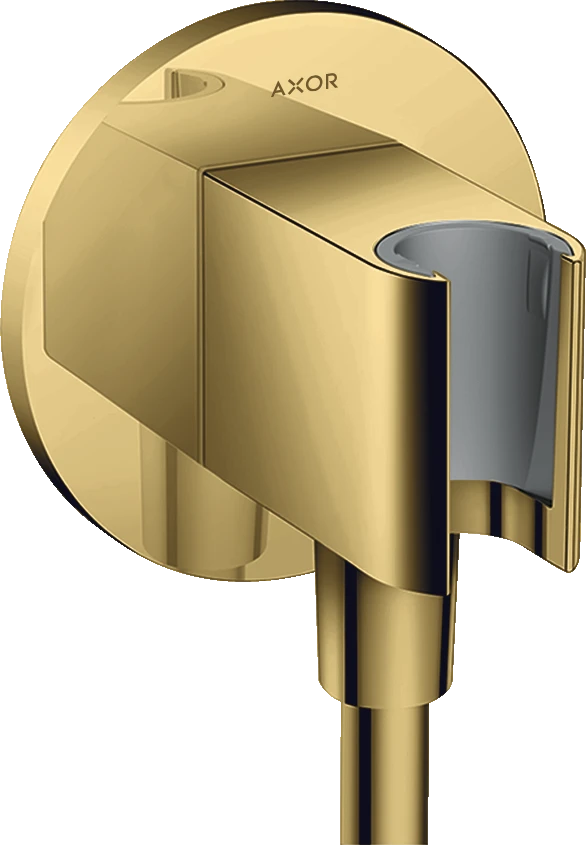 Axor Showersolutions Wall Outlet 132 X 112 X 87mm Gold - Polished