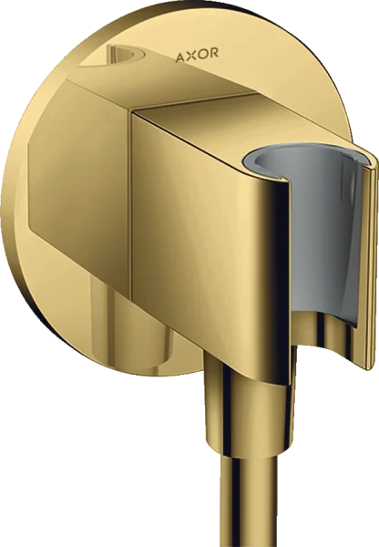 Axor Showersolutions Wall Outlet 132 X 112 X 87mm Gold - Polished