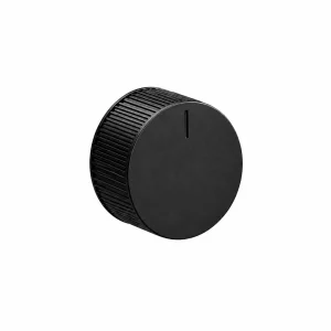 Saneux Cos Diverter Handle - Fluted - Satin Black