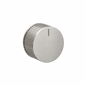 Saneux Cos Diverter Handle - Fluted - Brushed Nickel