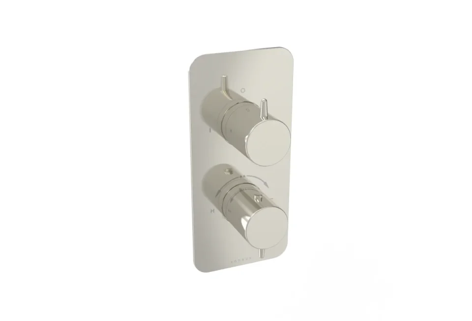 Saneux Eden 1 Way Handles & Plate Finish Kit In Portrait (for Ed019.bn) - Brushed Nickel (pvd) product image - Image 1