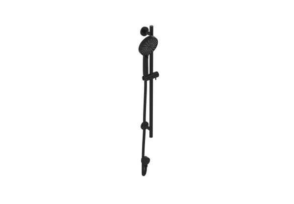 Saneux Cos Slider Rail Kit - W/ 3 Function Handset & Slider Rail & 150cm Hose - Satin Black