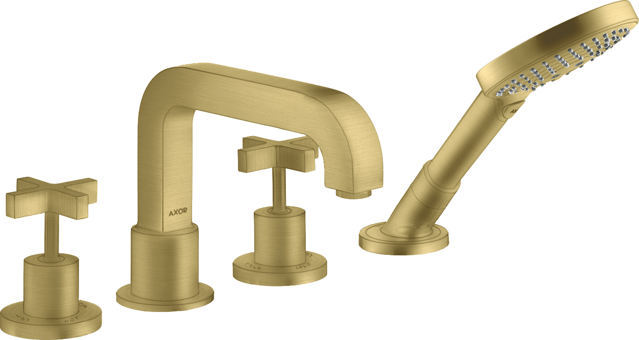 Axor Citterio Bath Mixers Concealed 510 X 263 X 128mm Brass - Brushed
