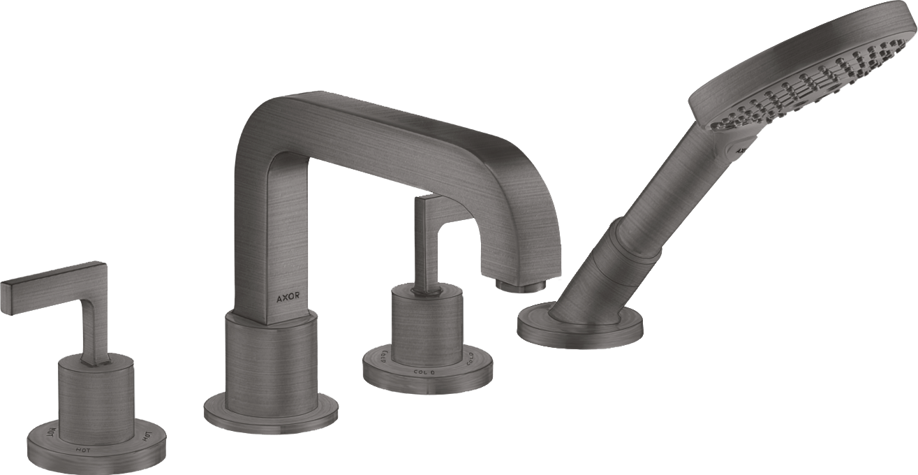 Axor Citterio Bath Mixers Concealed 510 X 263 X 128mm Gunmetal/chrome - Brushed