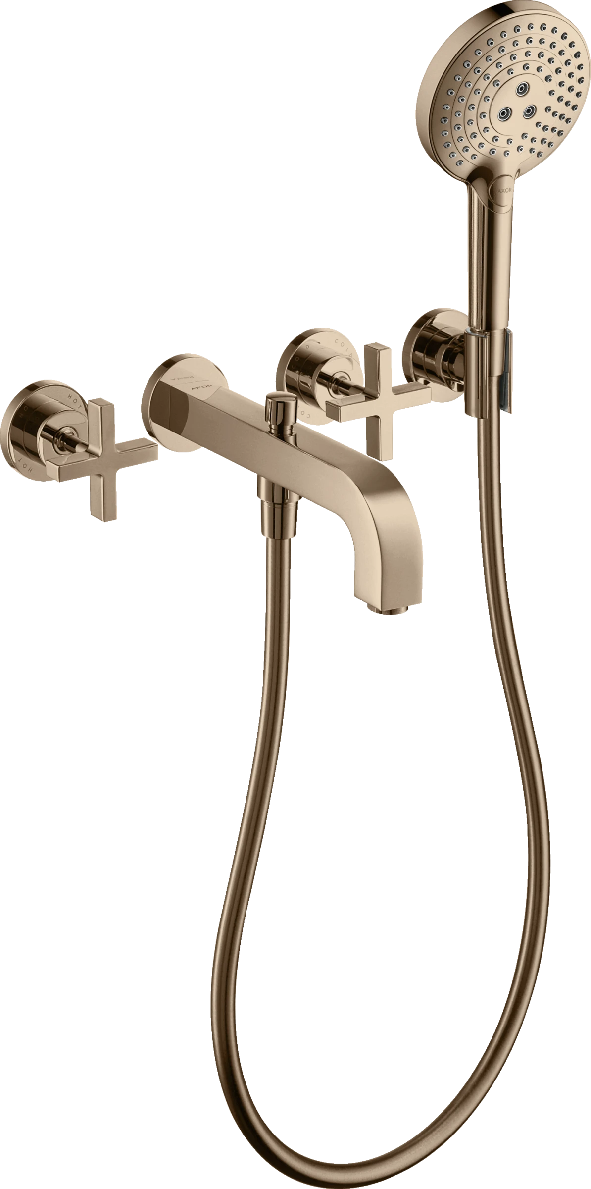 Axor Citterio Bath Mixers Concealed 504 X 263 X 128mm Rose Gold/gold - Polished